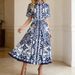 Women's Clothing Short Sleeve Beach Vacation Dress Printed Spring Summer New Fashion 2026_ecoleips.com