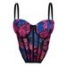 Women's Clothing High End Outer Wear Sexy Small Sling Autumn And Winter Inner Wear Can Be Worn Alone Flower Pattern Print Fishbone Chest_ecoleips.com