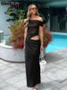 Weird Puss Ruched Irregular Dress Women Mesh Patchwork Slash Neck Short Sleeve Skinny Stretch Trend Elegant Long Bodycon Outfits_ecoleips.com