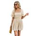 Diyun European And American Foreign Trade Women's Clothing Solid Color For Women 2023 Summer Elegant_ecoleips.com