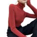 girl Knitted Inner Layer High Neck Autumn Winter New Slim Fit Slimming Sweater Women Outer Wear Long Sleeve Soft Comfortable_ecoleips.com