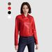 Women’s Cropped PU Leather Jacket With Belt & Notched Lapel – Edgy Streetwear Biker Coat (S-XL, Custom Fit For EU/US/SEA Markets)_ecoleips.com