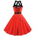 K Women's Dress With Suspender And Polka Dot, New Retro Style Big Swing Skirt, Plus Size Skirt_ecoleips.com