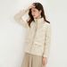 New Simple Women's 90-fleece Women's Clothing Stand-up Collar Glue-pressed Solid Color Down Jacket Short Large-size Jacket_ecoleips.com