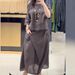Women's Clothing Casual Solid Color Loose Skirt Two Piece Set_ecoleips.com
