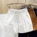 Pure Cotton Shorts For Women, Summer Loose Fit, Slimming Wide-Leg High Waist A-Line Casual Versatile Hot Pants, Ins_ecoleips.com