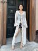 Hugcitar 2025 Mesh Long Sleeve Black See Through Cardigan Lace Up Sexy Midi Dress Summer Women Fashion Beach Party Club Outfit_ecoleips.com