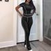 Women's Clothing Tight Sports Yoga Short Sleeved Suit_ecoleips.com