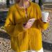 K New Women's Street Fashion Casual Solid Color Knitted Cardigan Round Neck Long Sleeve Sweater_ecoleips.com
