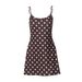 French-style Women's Clothing 2025 Winter New Fashion Printed Polka Dot Slim-fit Elegant Bodycon Slip Dress For Women_ecoleips.com
