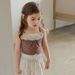 2026 Summer Strawberry Girl's Thin Cotton Soft Lace Trim Multi-Color Camisole T-Shirt In Stock_ecoleips.com