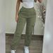 Women's Clothing Fashion Multi Pocket Monochrome Elastic Waist Tie Rope Leisure Elastic Waist Work_ecoleips.com