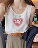 Pure Cotton Vest Women's Suspenders, Suit With Bottoming Shirt Inside, Summer New Threaded Slim-fitting Breast Top_ecoleips.com