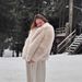 New Fur Coat Women's Versatile Fashion Plush Jacket Suit Collar Fox Fur_ecoleips.com