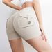 Women's Clothing Quick Drying Sports Shorts Tight Fitting Fitness Pants Slimming Elastic Running High Waist Hip Lifting Yoga Pants_ecoleips.com