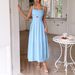DiYun European And American Casual Vacation Suspender High-end Long Dress Women's Clothing 2025 Spring/summer_ecoleips.com
