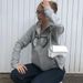 2025 Autumn Winter Women's Casual Loose Jacket Top Butterfly Rhinestone Print Long Sleeve Hooded Sweatshirt Women_ecoleips.com