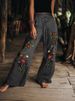 Women's Clothing Women's Casual Printed Trousers Drawstring Elastic Waist Summer Fashion Pants Style For Formal & Casual For Women_ecoleips.com