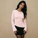 Ruihou Autumn/Winter Elegant Long-Sleeve T-Shirt, Solid Color Stretch Base Layer_ecoleips.com