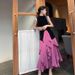 This Year's Trend: Elegant Stylish Goddess Style, Irregular Top And High-End Dress Set For Summer_ecoleips.com