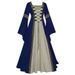 Retro Court-style Corset Dress With Large Hem, Medieval Themed Party / Stage Play Cosplay Costume, Available In Multiple_ecoleips.com