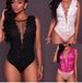 Women's Clothing Spring And Summer New Sexy Lace Splicing Sexy Bodysuit Transparent Deep V Bodysuit Beach Dress_ecoleips.com