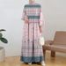 Women's Comfortable Breathable Maxi Dress Southeast Asian Style Cross Border Exclusive Print Design for Casual Wear_ecoleips.com