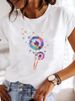 Clothes Fashion Flower Floral New 90s Casual Summer T Clothing T-shirts Short Sleeve Ladies Women Print Female Graphic Tee_ecoleips.com