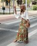 2025 Ins Internet Celebrity Style Summer New Printed Vacation Casual Midi Skirt For Women_ecoleips.com