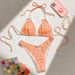 Summer Sweet Style Women's Two Piece Swimsuit Bikini Floral Plaid Bowknot Cross Border E Commerce Vacation New 2024_ecoleips.com