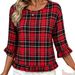 Summer Ruffle Sleeve T-Shirt For Women Loose Round Neck Printed Casual Top Style Women's Clothing_ecoleips.com