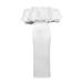 Women's Clothing Top Dress Puff Sleeve Hip Wrapped Slim Banquet Evening Dress_ecoleips.com