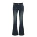 Aria Basics Low Waist Washed Slim Fit Versatile Flared Jeans For Women, Autumn Winter New European And American Style Fashion Casual_ecoleips.com