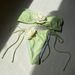 European And American New Solid Color Rose Tube Top Drawstring Split Swimsuit Bikini Bikini Cross Border_ecoleips.com