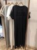 Summer Thin Plus Size Loose Short Sleeved Dress Women 2025 New Letter Printed Simple Round Neck Dress_ecoleips.com