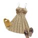 2025 Summer New European And American Cross-Border Women's Fashion Vacation Style V-Neck Tie Sexy Floral Strap Dress_ecoleips.com
