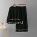Women's Stylish round Neck Sweater And Loose Knitted Casual Sports Pants Solid Color Suit European And American Foreign Trade Fashion_ecoleips.com