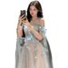 Ethereal Dreamy Light Wedding Dress Engagement Evening Gown Birthday Party Travel Photography Forest Themed Bridal Toast Robe Women's Clothing_ecoleips.com