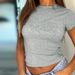 AC563 Eurean American Casual Short-sleeve Spring And Autumn Slim-fit Pullover T-shirt, Women's Streetwear Base Shirt_ecoleips.com