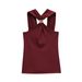 ZA Self-made European And American Style Fashion Foreign Trade Wholesale Halter Sexy Backless Tank Top Women With A_ecoleips.com