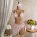 Sun-Kissed Elegance: Adjustable Triangle Bikini Set With High-Waisted Bottom & Flowy Cover-Up Skirt For Beach & Pool_ecoleips.com