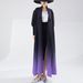 Muslim Long Dress In Gradient Colors, Dubai Arab Women's Dress, Robe, Cross-border Middle Eastern Robe Clothing Factory_ecoleips.com