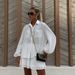K Women's Long Sleeved Shirt, Ruffled Shorts, Casual And Fashionable Suit For Women_ecoleips.com