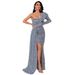 Women's Clothing couture high-end light luxury big swing sexy tail dress_ecoleips.com