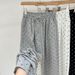 Women's Clothing Women's Simple And Comfortable Polka Dot Pants Breathable Drawstring Pants Casual Sports Wide Leg Pants_ecoleips.com