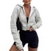 Women's Casual Zip Up Hoodie Long Sleeve Sweatshirt Jacket For Fall Winter Fashion_ecoleips.com