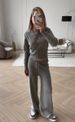 Women's Solid Color Knit Sweater & Pants Set – Soft, Slim-Fit & Versatile For Fall/Winter_ecoleips.com