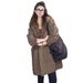 girl Girl Plus Size Women's Clohing High-End Mid-Lengh Jacke Elegan Rero Loose Trench Auumn Winer Quiled Hooded Coon_ecoleips.com