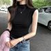 European-style In-stock American High Street Retro Sweet And Spicy Sleeveless Vest T-shirt, New Summer Slim-fit_ecoleips.com