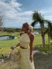 Women's Clothing Halter Neck Sexy Sleeveless Vest Skirt Suit_ecoleips.com